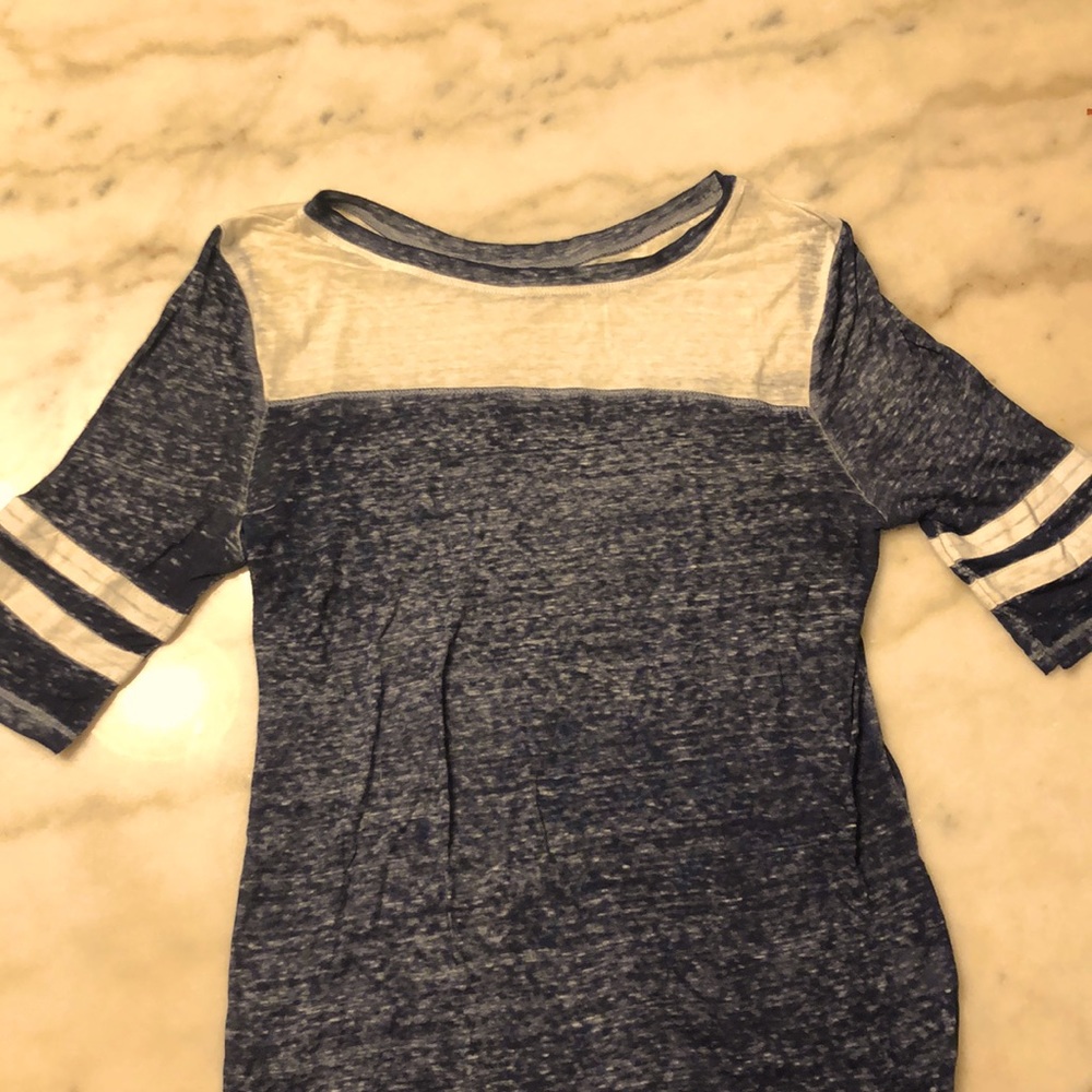 Navy blue top